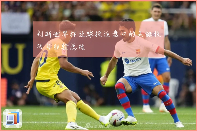 判断世界杯让球投注盘口的关键技巧与经验总结