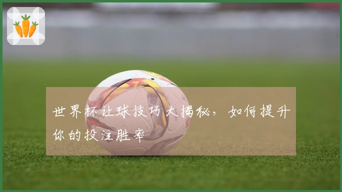 世界杯让球技巧大揭秘，如何提升你的投注胜率